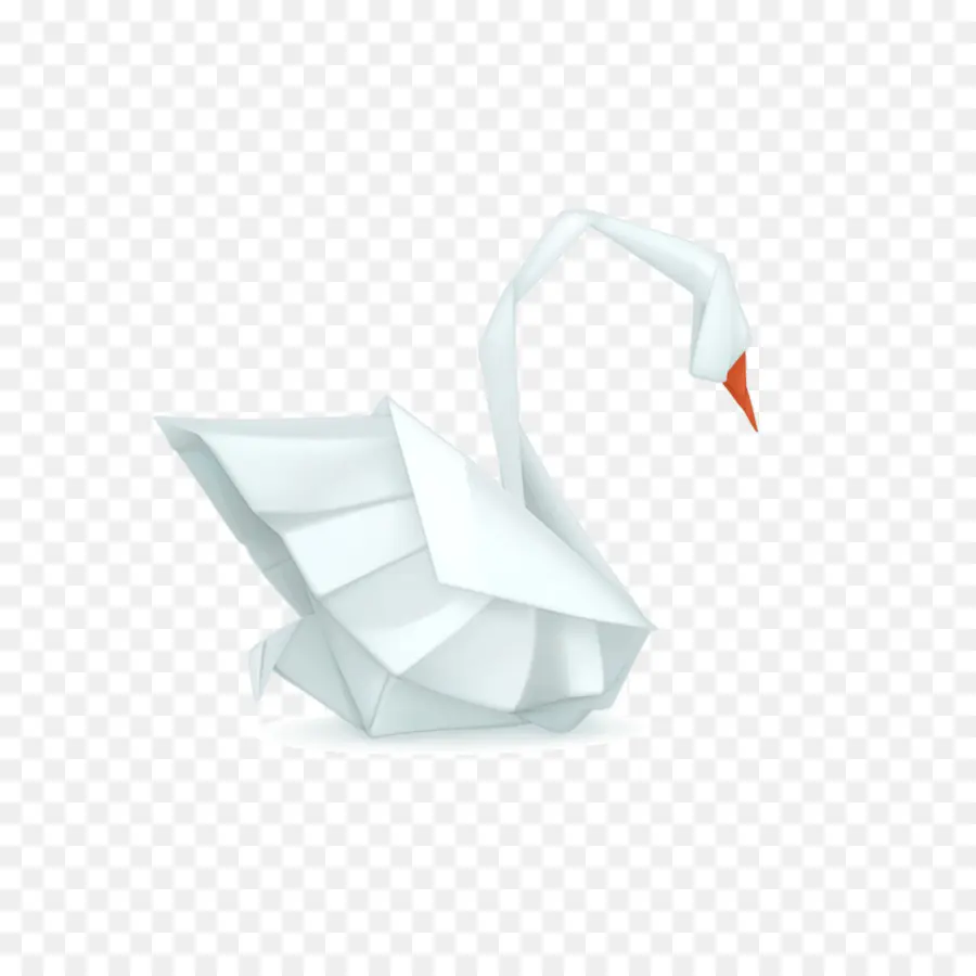 Cygne En Origami，Papier PNG