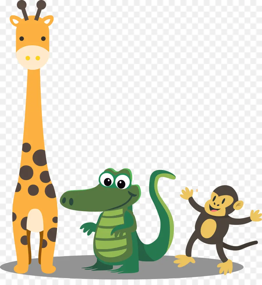 Animaux De Dessin Animé，Girafe PNG