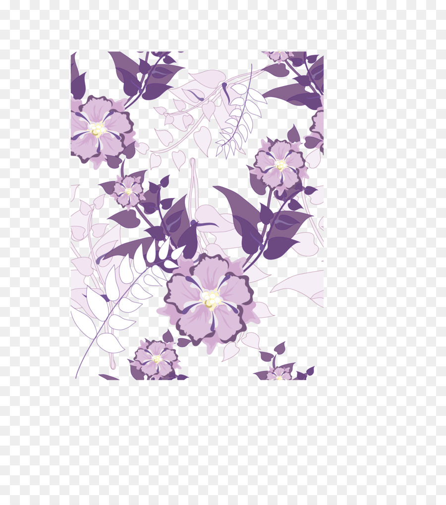 Fleurs，Violet PNG