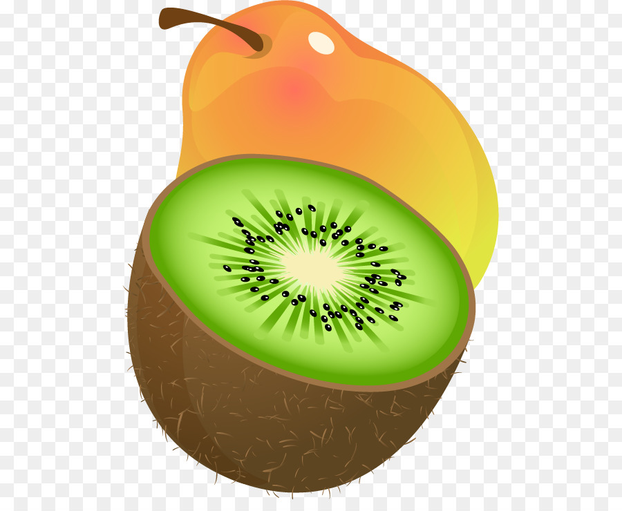 Kiwi Et Poire，En Bonne Santé PNG