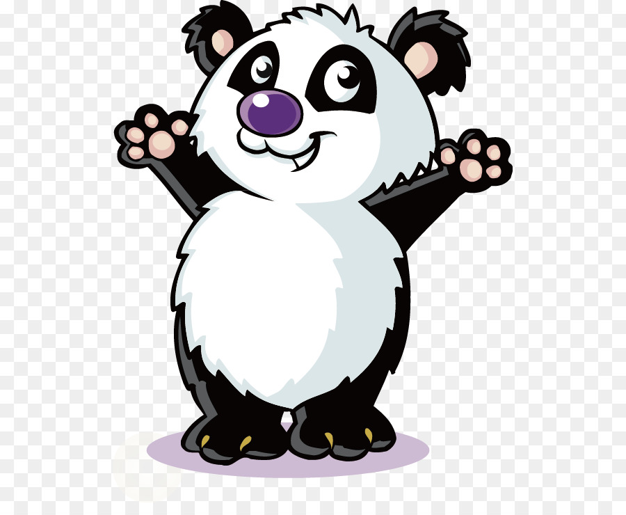 Panda Mignon，Dessin Animé PNG