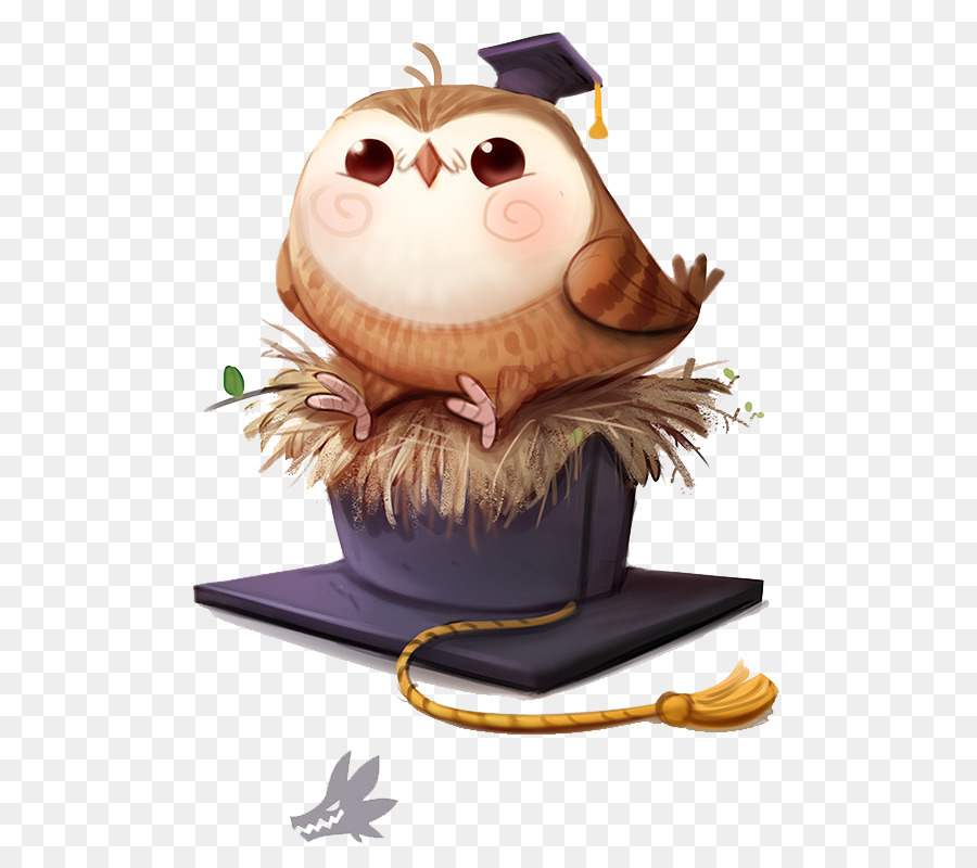 Hibou De Remise Des Diplômes，Mignon PNG