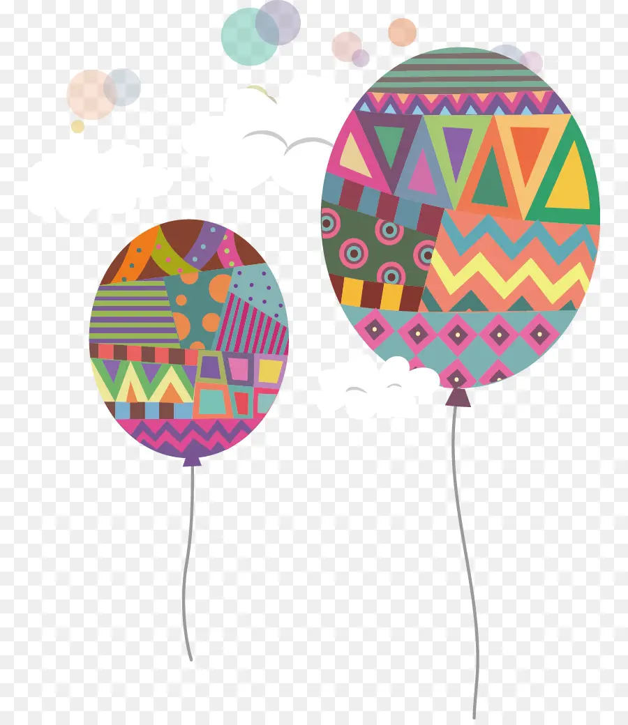 Ballons à Motifs，Motifs PNG