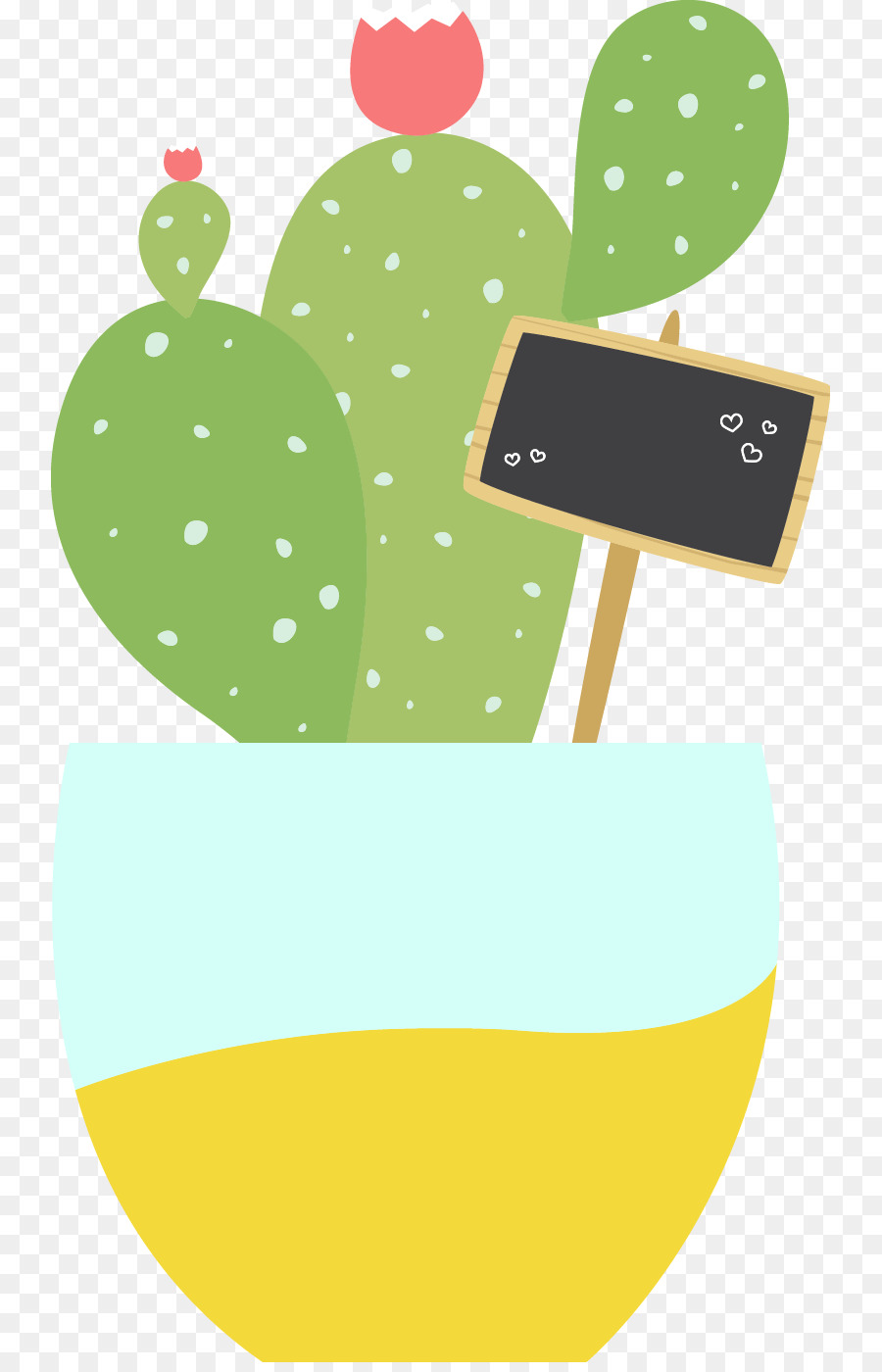 Cactus，Pot PNG