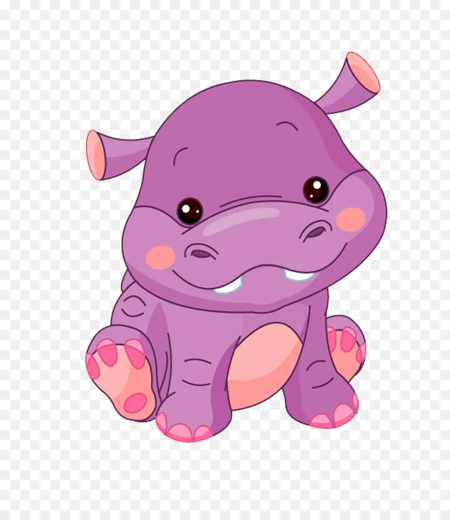 Hippopotame，Dessin Animé PNG