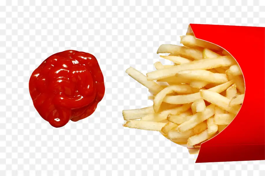 Frites，Ketchup PNG