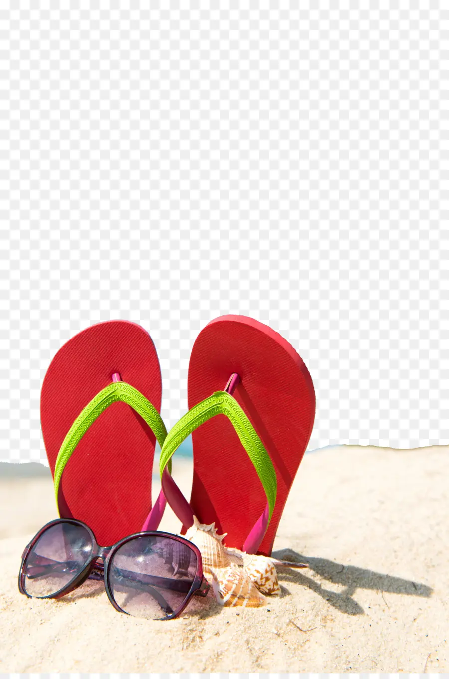 Tongs，Plage PNG