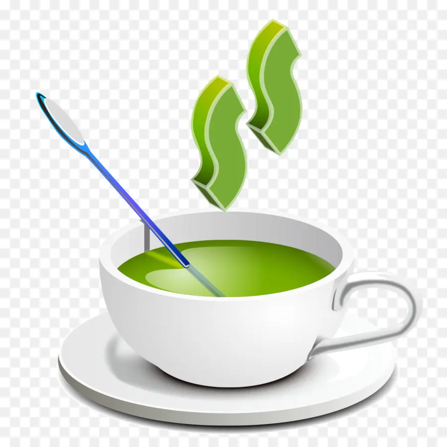 Thé Vert，Tasse PNG