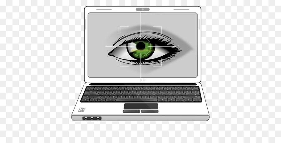 Ordinateur Portable，Les Yeux PNG