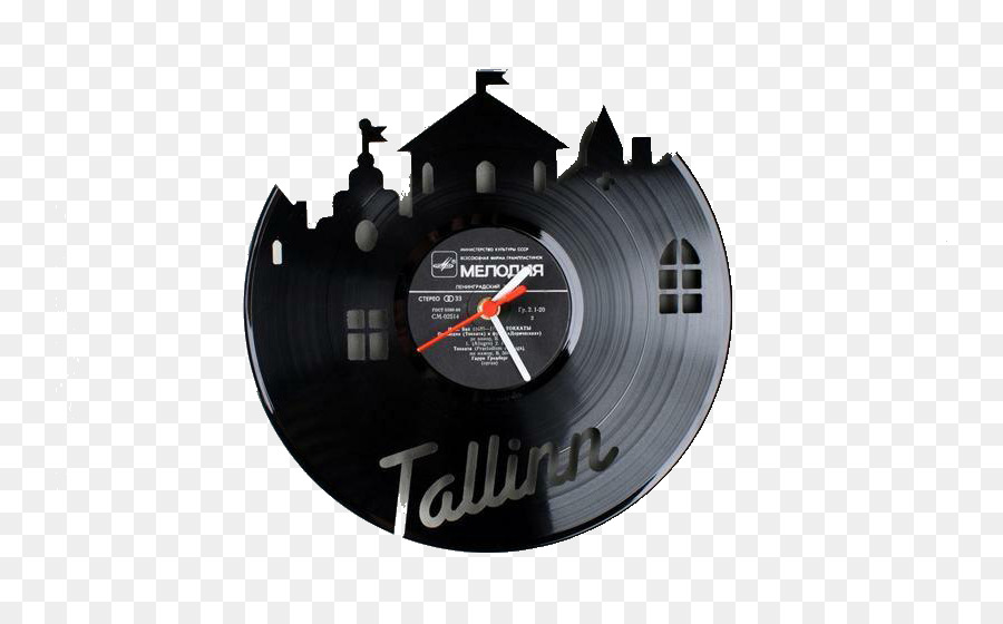 Horloge Disque Vinyle，Temps PNG