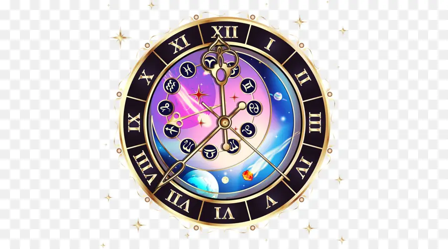 Horloge Astrologique，Zodiaque PNG