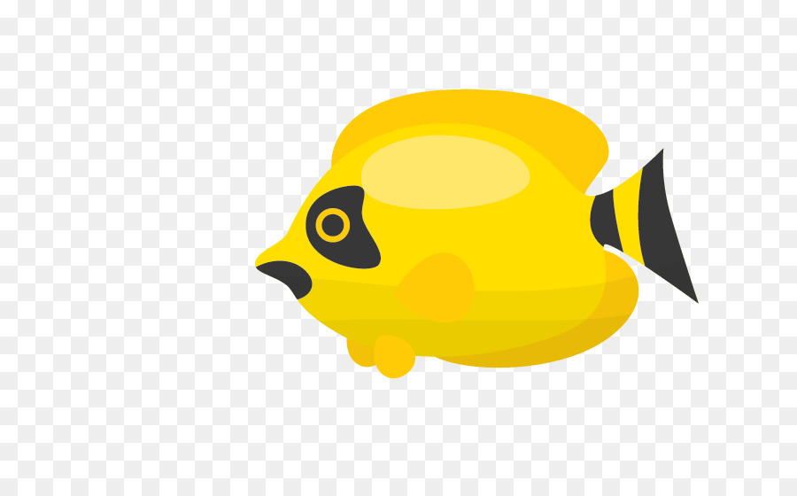 Poisson Jaune，Aquatique PNG