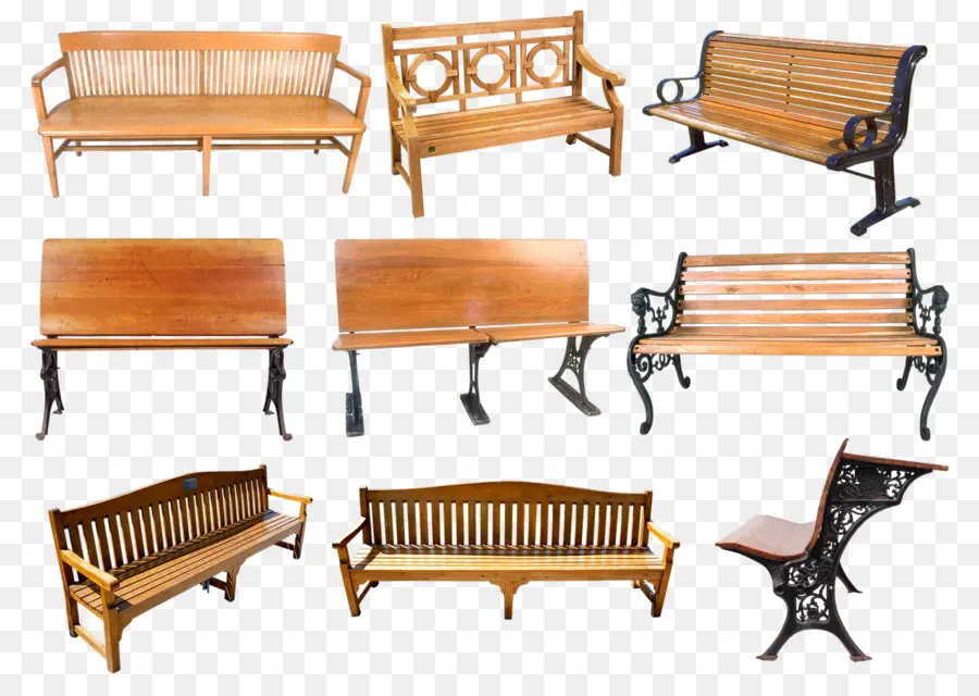 Bancs，En Bois PNG