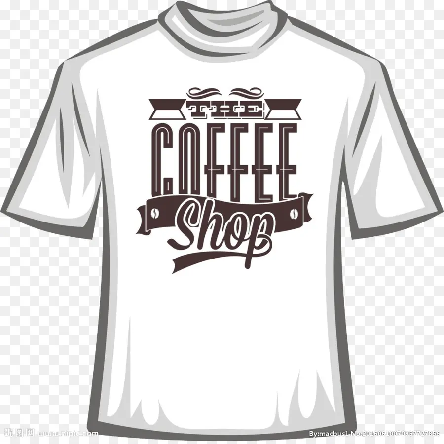 T Shirt，Café PNG