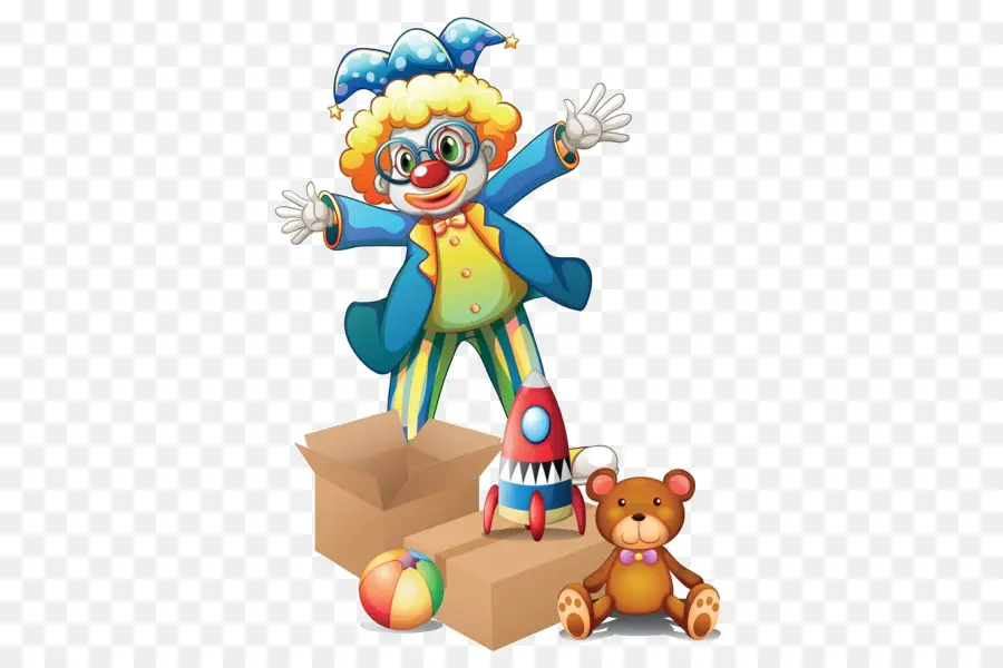 Clown，Jouets PNG