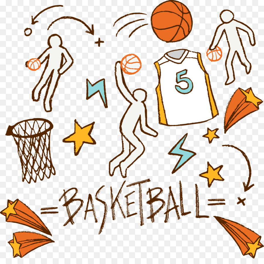 Griffonnages De Basket Ball，Basket Ball PNG