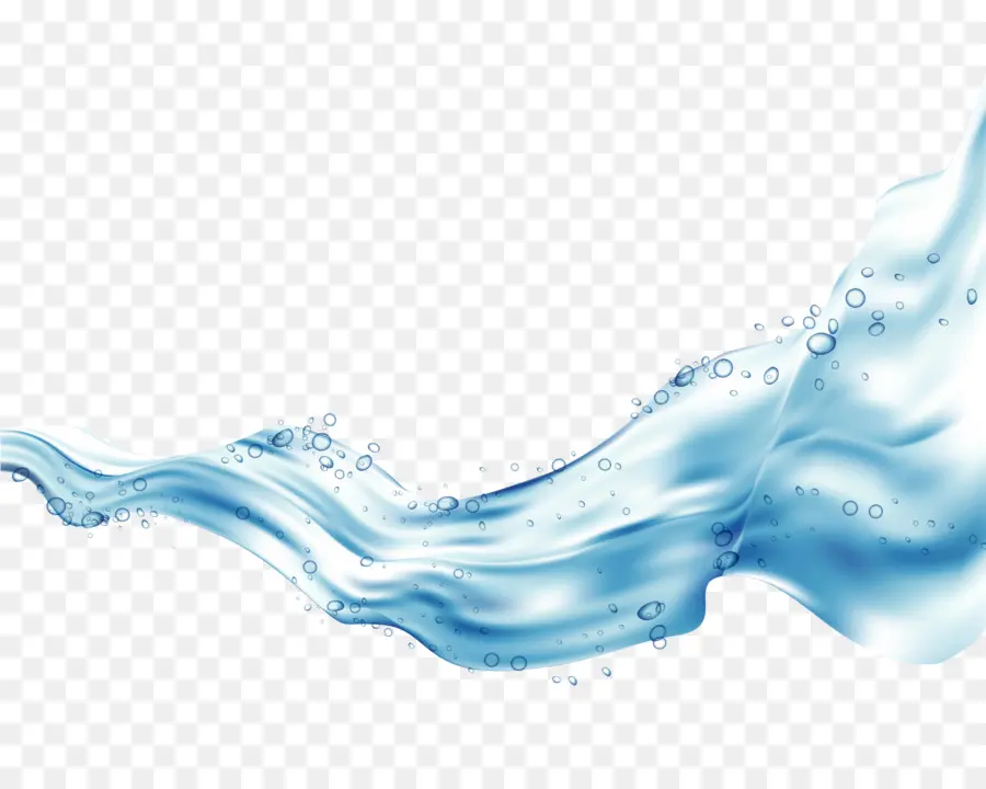 Bulles D'eau Bleues，Eau PNG