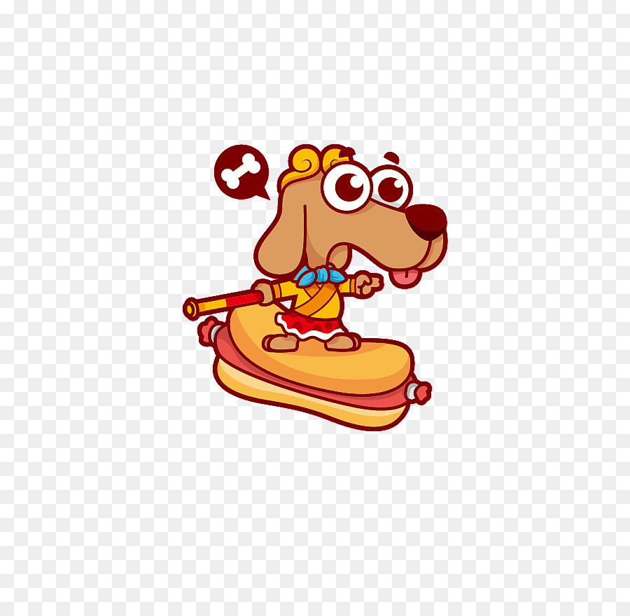 Chien De Dessin Animé，Skateboard PNG