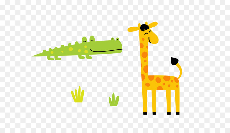 Animaux De Dessin Animé，Girafe PNG