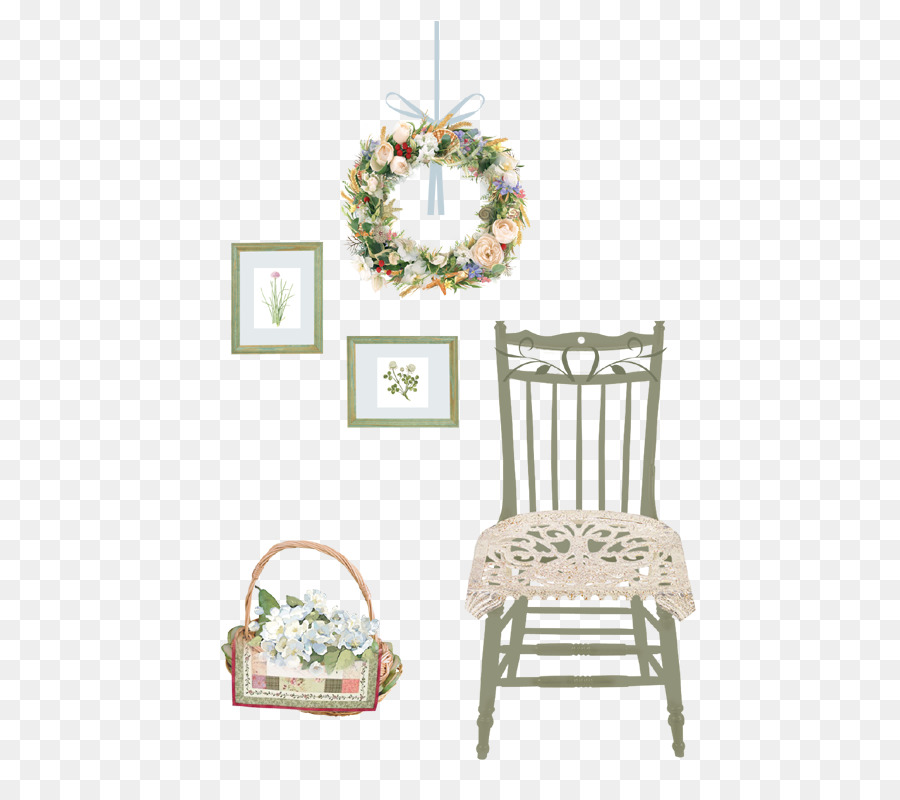 Chaise，Scrapbooking Numérique PNG