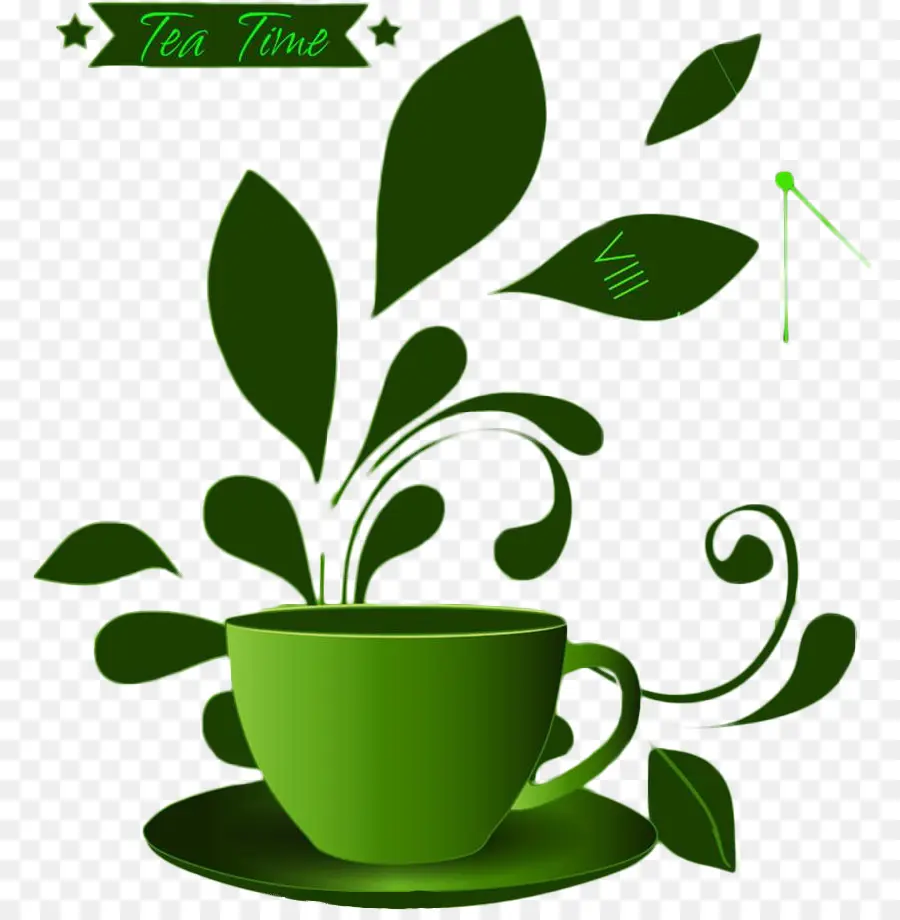 Tasse De Thé Vert，Thé PNG