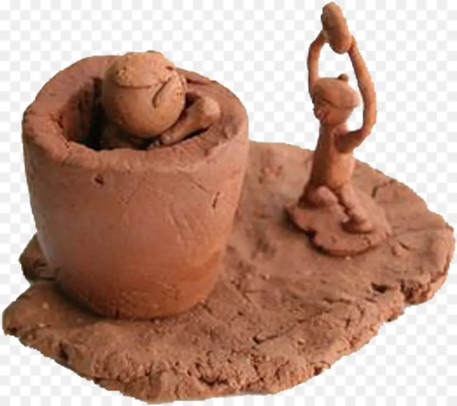 Figurines En Argile，Sculpture PNG