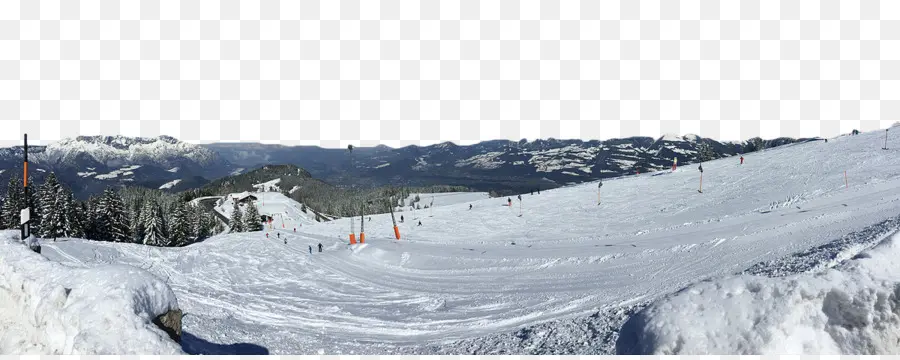 Montagne Enneigée，Ski PNG