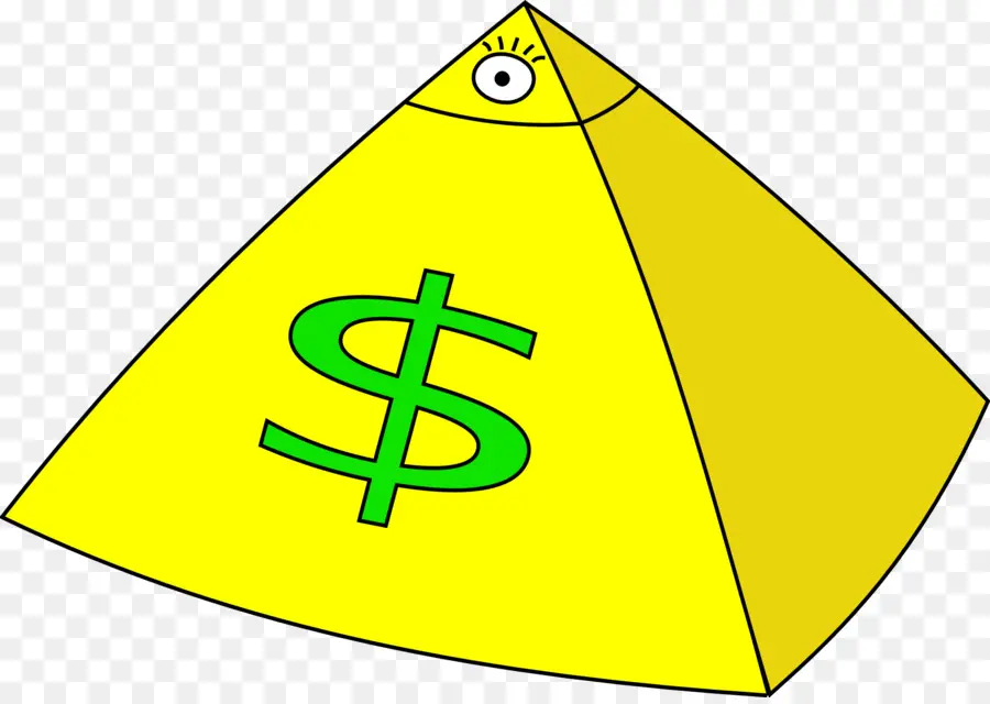 Pyramide，Signe Dollar PNG