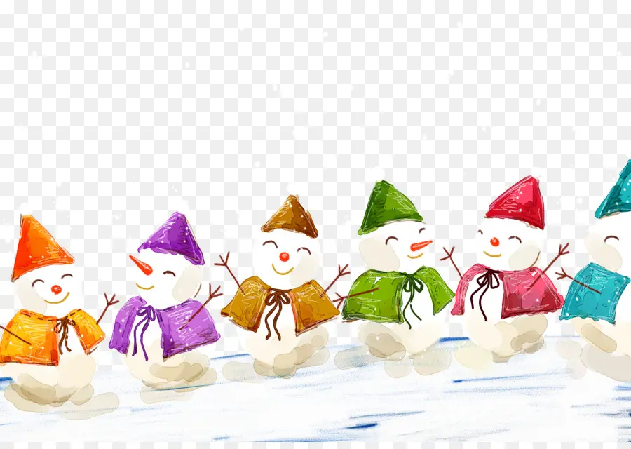 Bonhommes De Neige，Hiver PNG