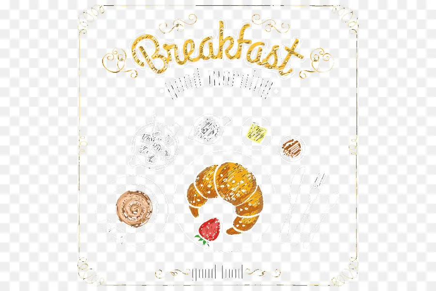 Le Petit Déjeuner，Menu PNG