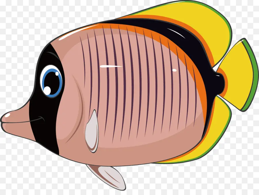 Illustration De Poisson，Dessin Animé PNG