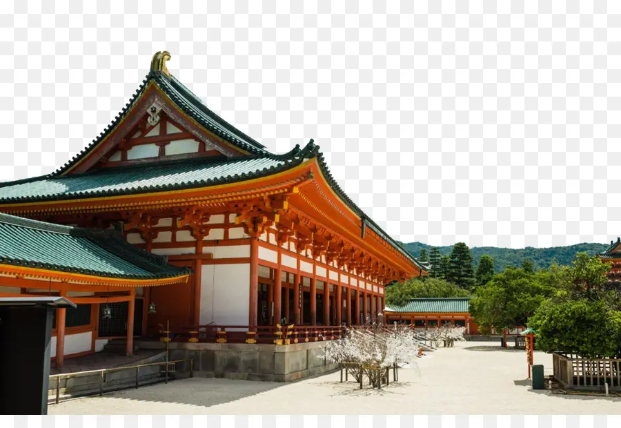 Sanctuaire De Heian，Kinkakuji PNG