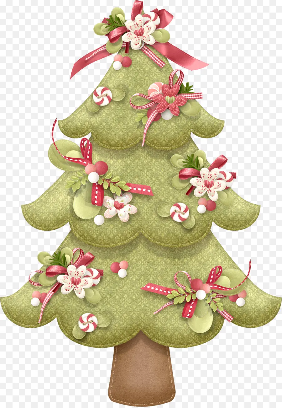 Arbre De Noël，Décoré PNG