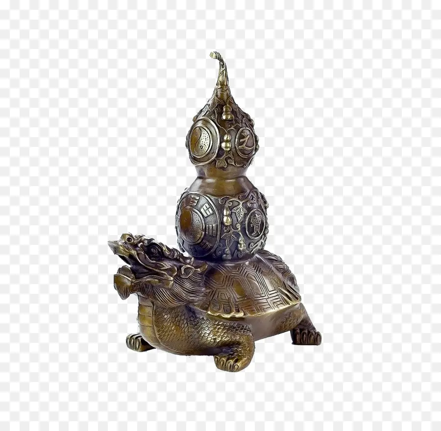 Tortue De Bronze，Décoratif PNG