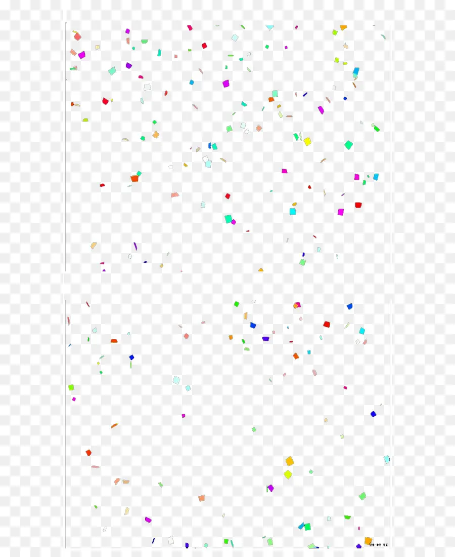 Confettis，Coloré PNG