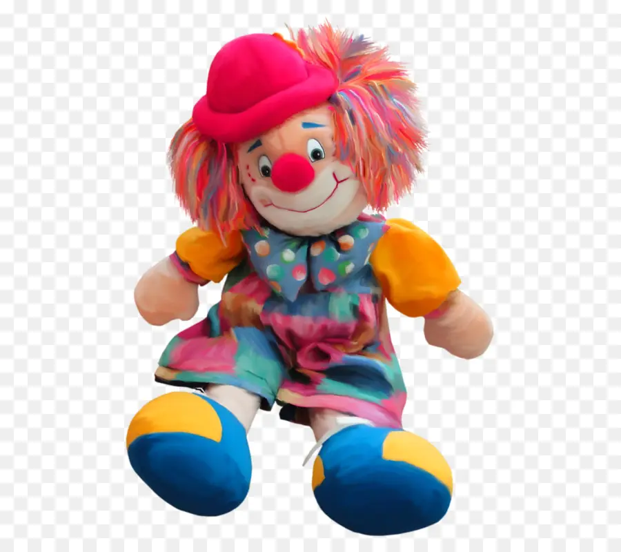 Poupée Clown，Coloré PNG