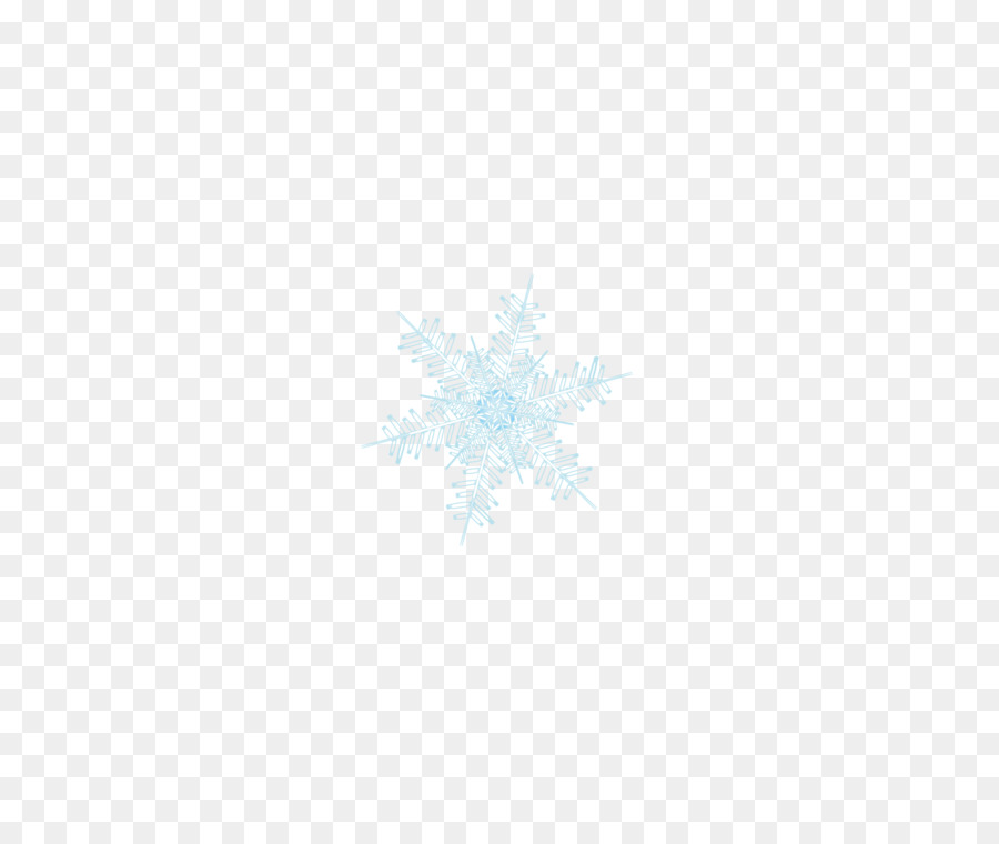 Flocon De Neige Bleu，Hiver PNG