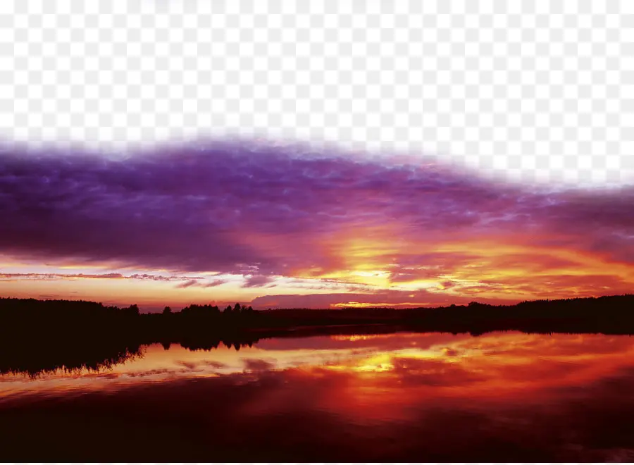 Coucher De Soleil，Nuage PNG