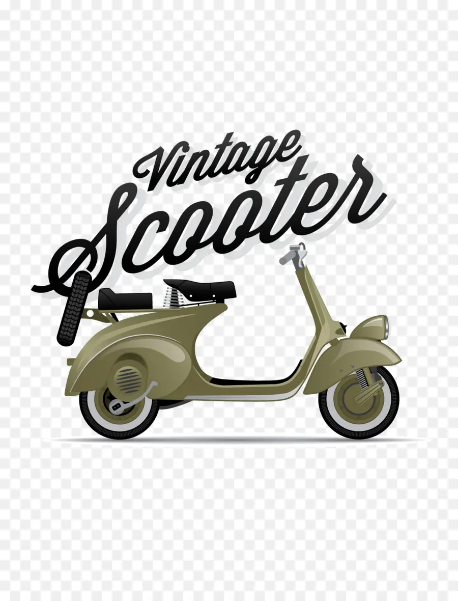 Trottinette Vintage，Rétro PNG