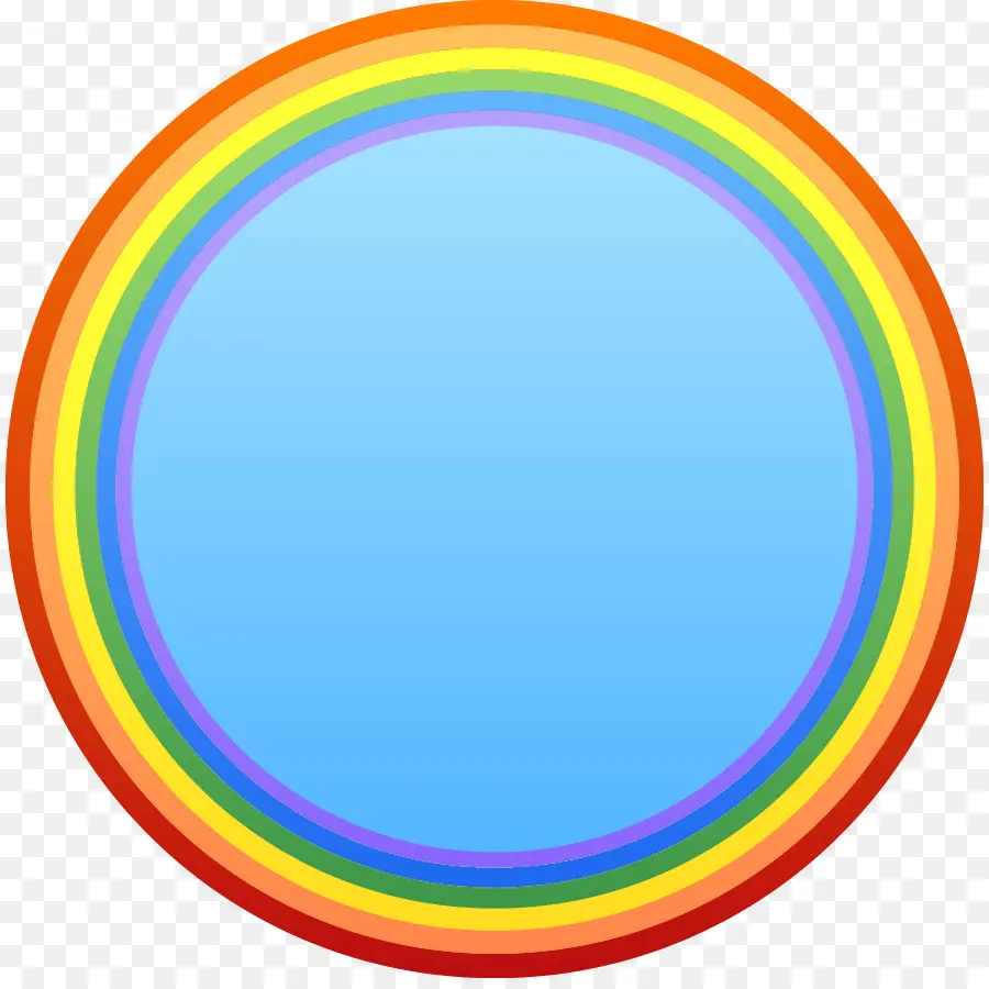 Cercle Arc En Ciel，Coloré PNG