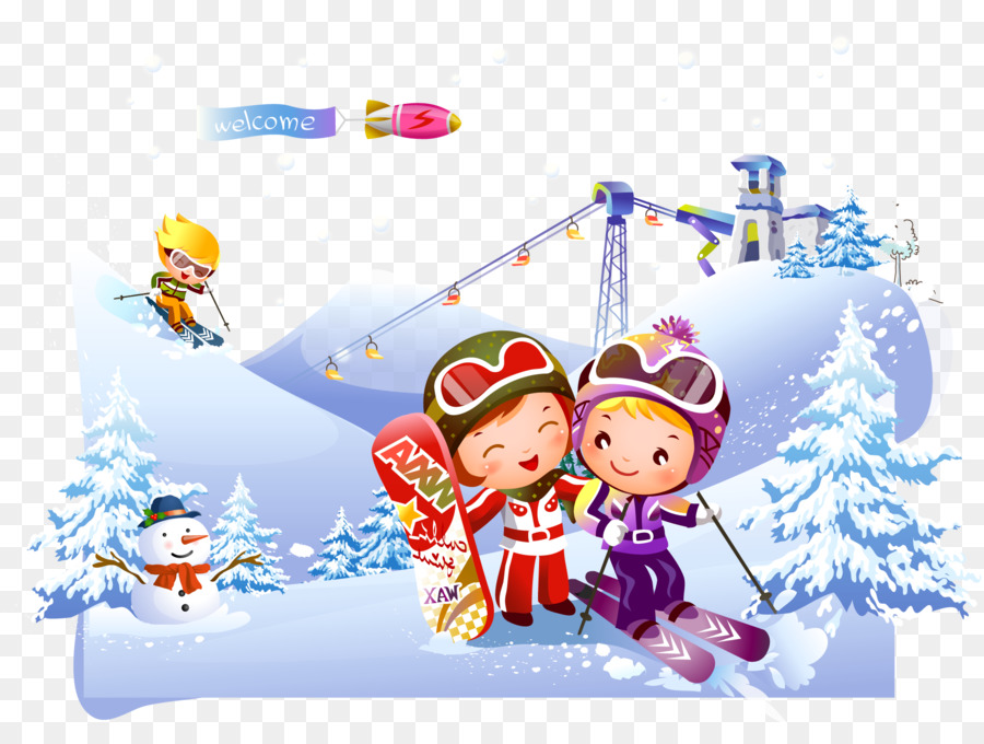 Ski Enfants，Ski PNG