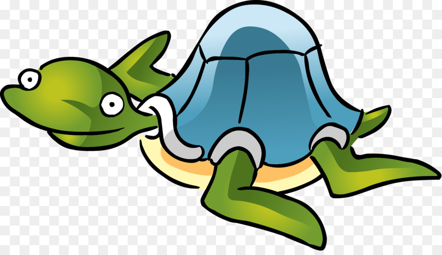 Tortue De Dessin Animé，Vert PNG