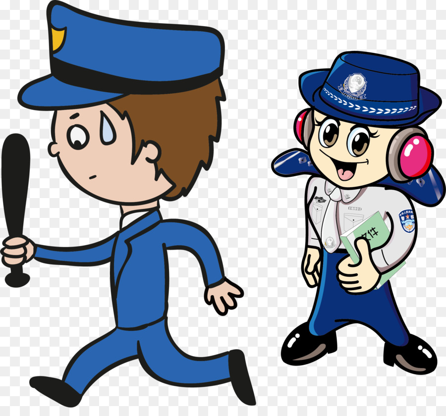 Officier De Police，Dessin Animé PNG