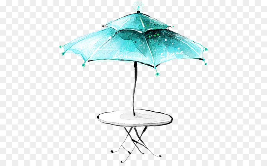 Parapluie Bleu，Tableau PNG