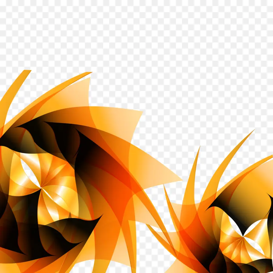 L Abstraction，Orange PNG