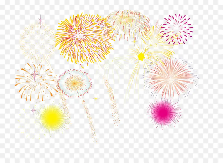 Oeuf Cassé，Feux D Artifice PNG