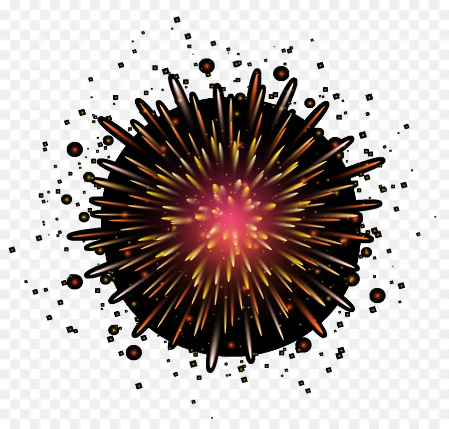 Feu D'artifice，Explosion PNG