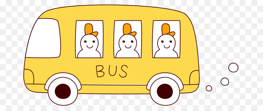 Bus，Dessin Animé PNG