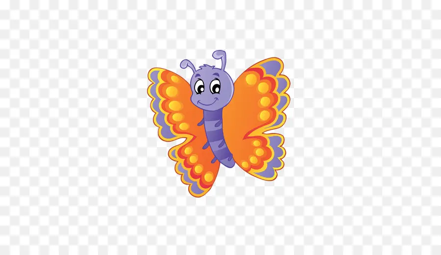 Papillon，Orange PNG