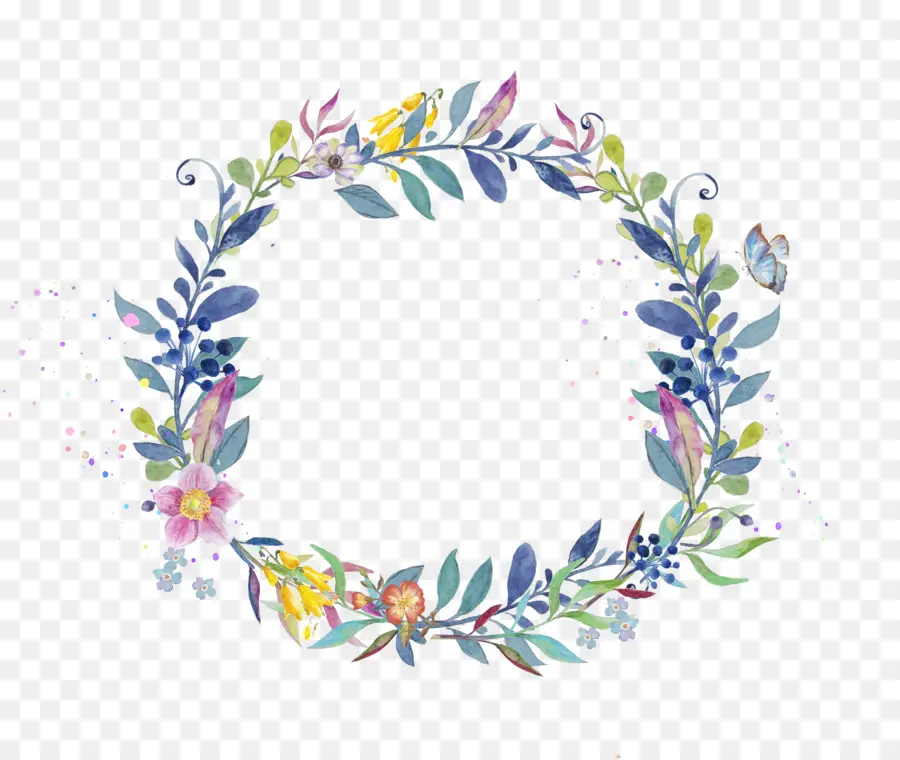 Cadre Floral，Fleurs PNG